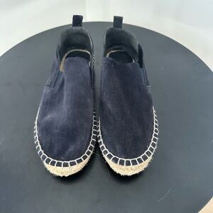 Vince Blue Suede Flats